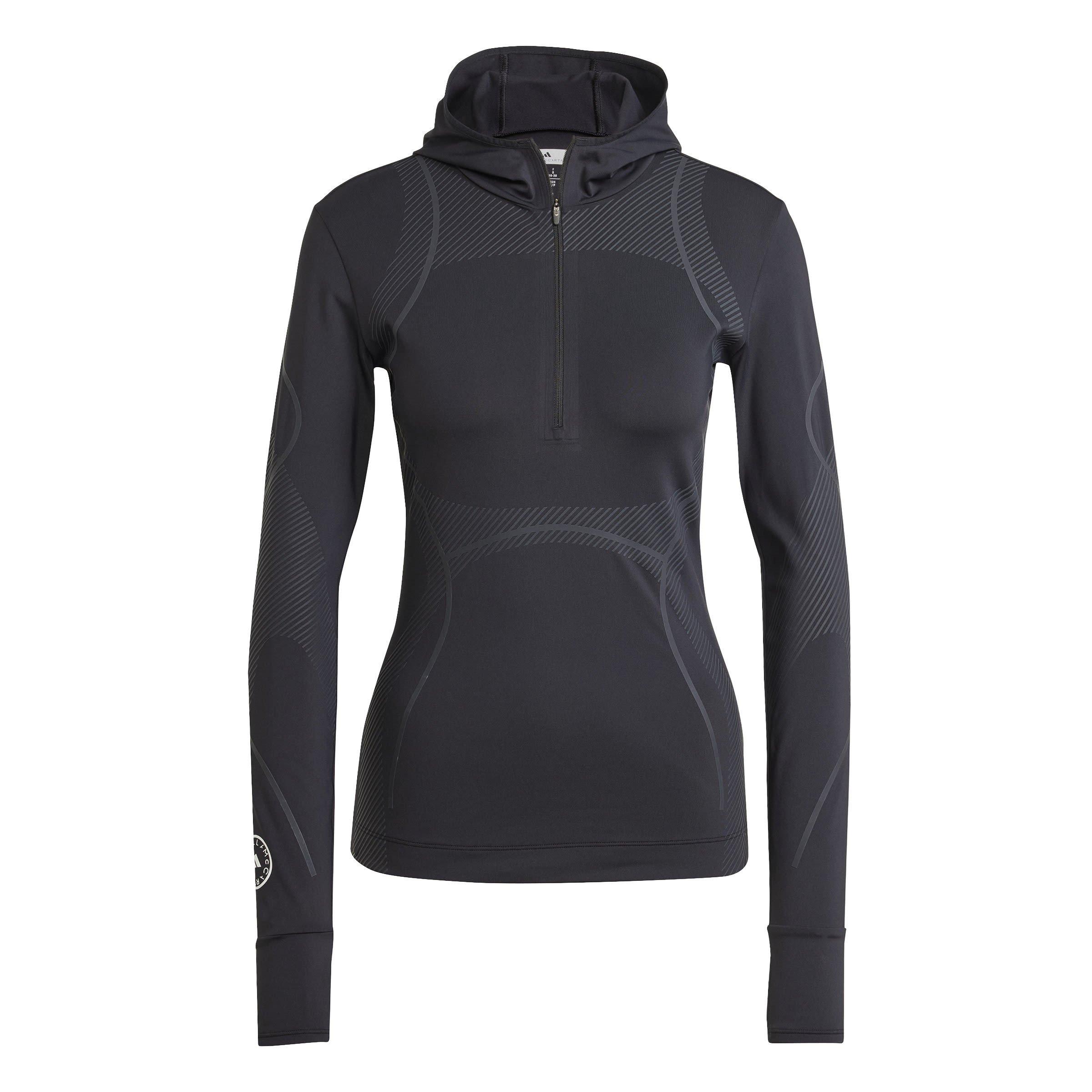 black/black - adidas by Stella McCartney - Truepace Running Long Sleeve Top - 6