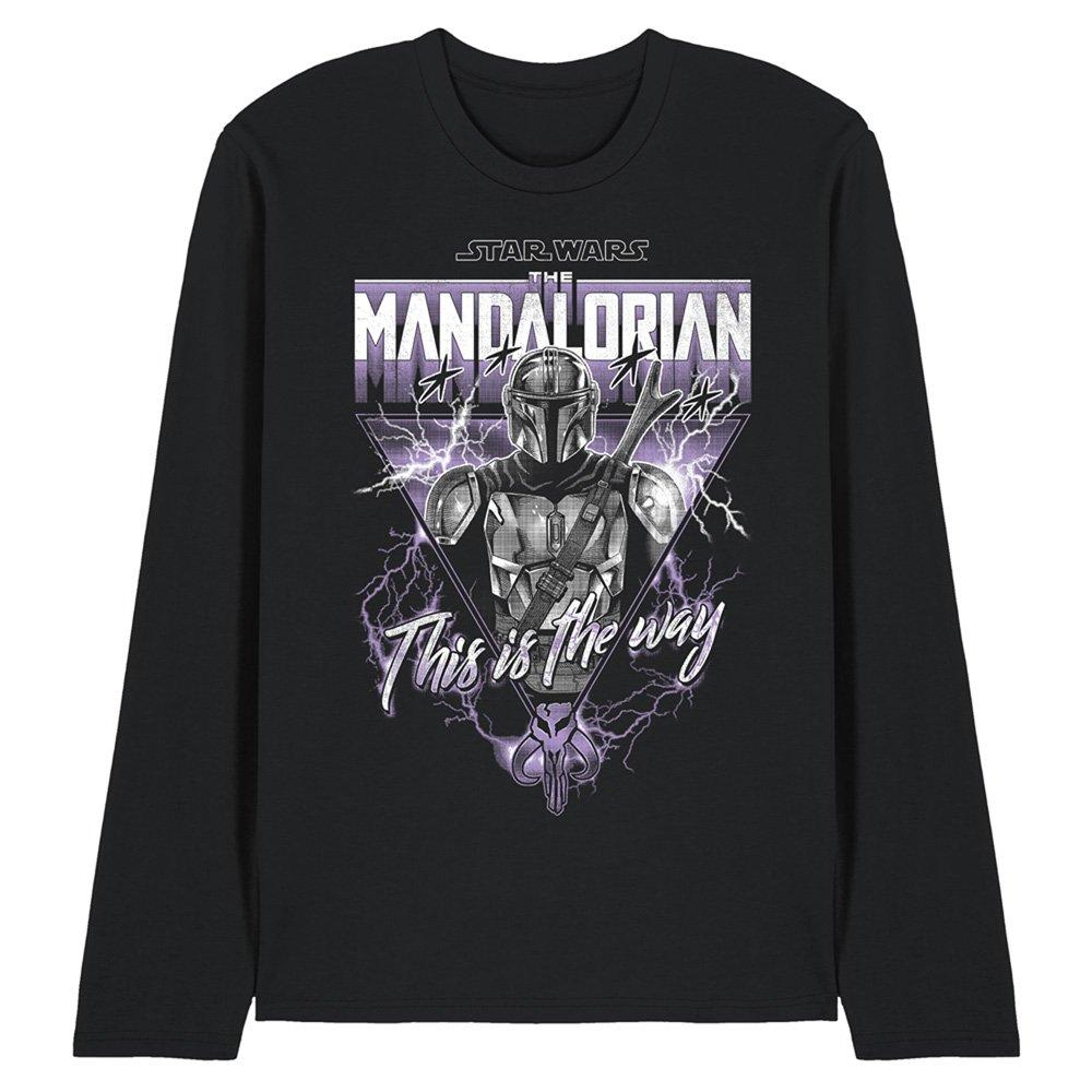 Black - Star Wars - The Mandalorian This Is The Way Heavy Metal Long S - 1