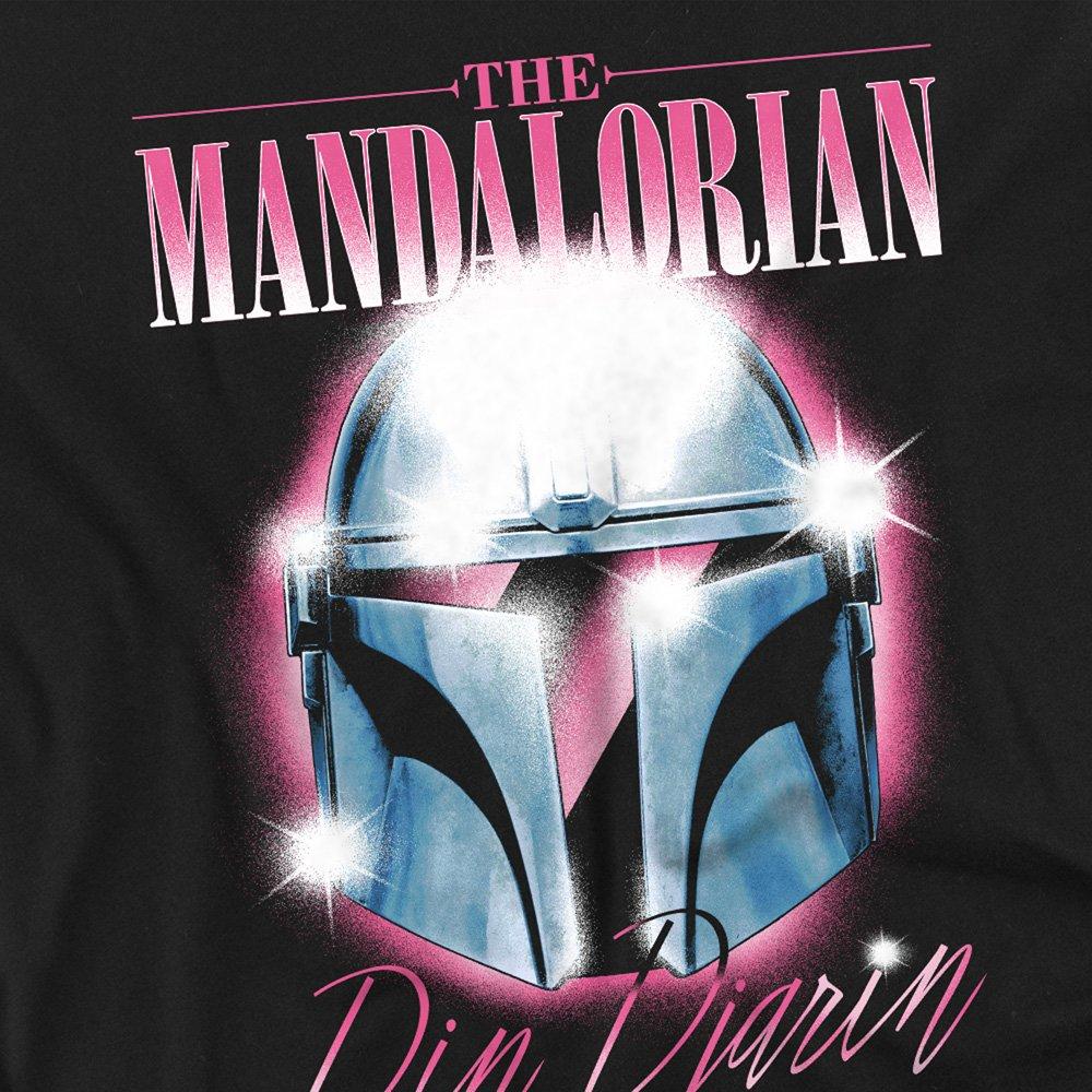 Black - Star Wars - The Mandalorian Din Djarin 80S Helmet Long Sleeve - 2