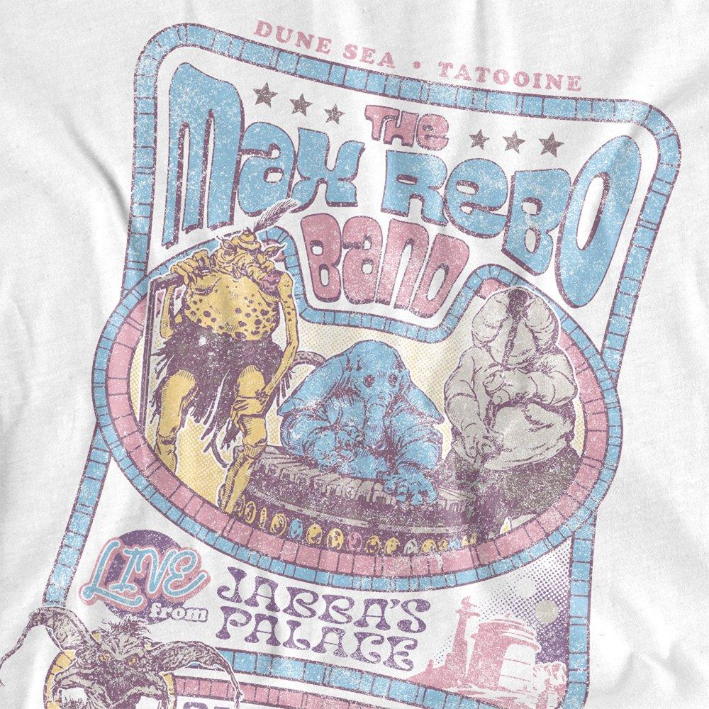 White - Star Wars - Rotj Max Rebo Band Long Sleeve T-Shirt White - 2