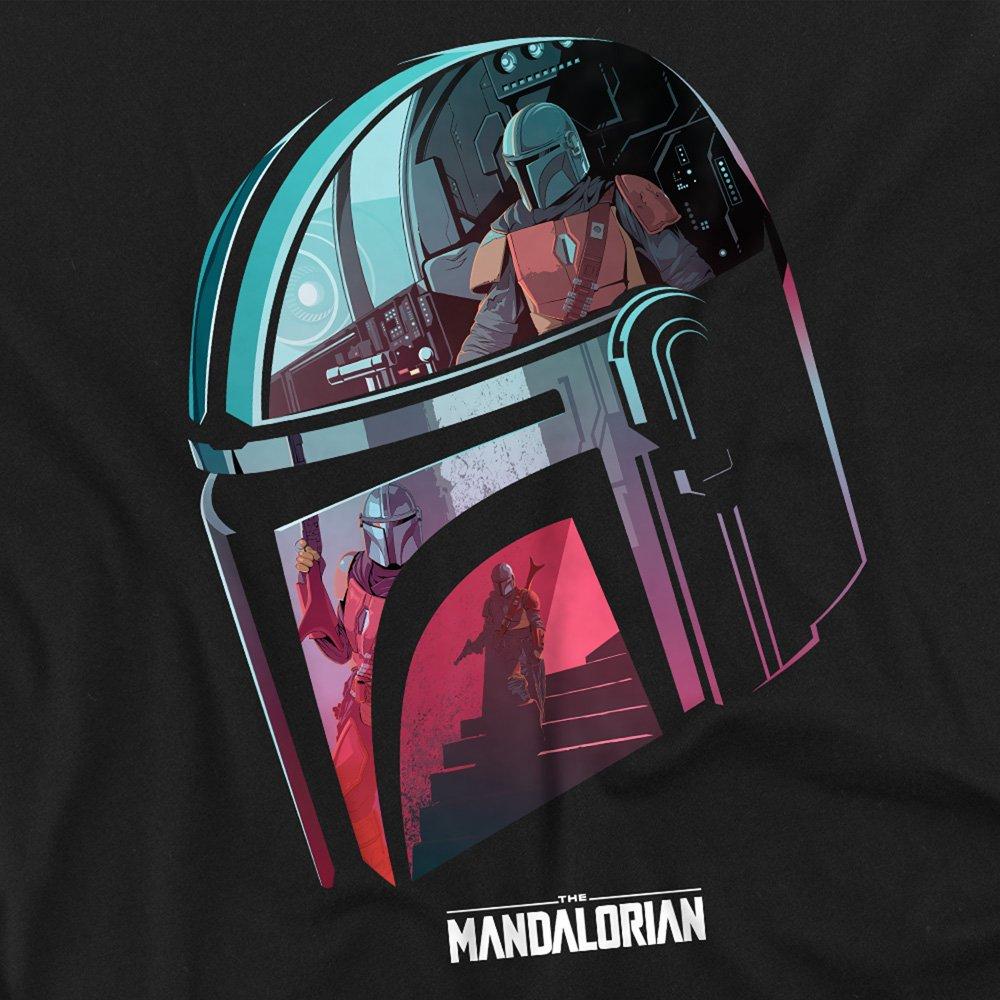 Black - Star Wars - Star Wars Mandalorian Helmet Unisex T-Shirt Black - 2