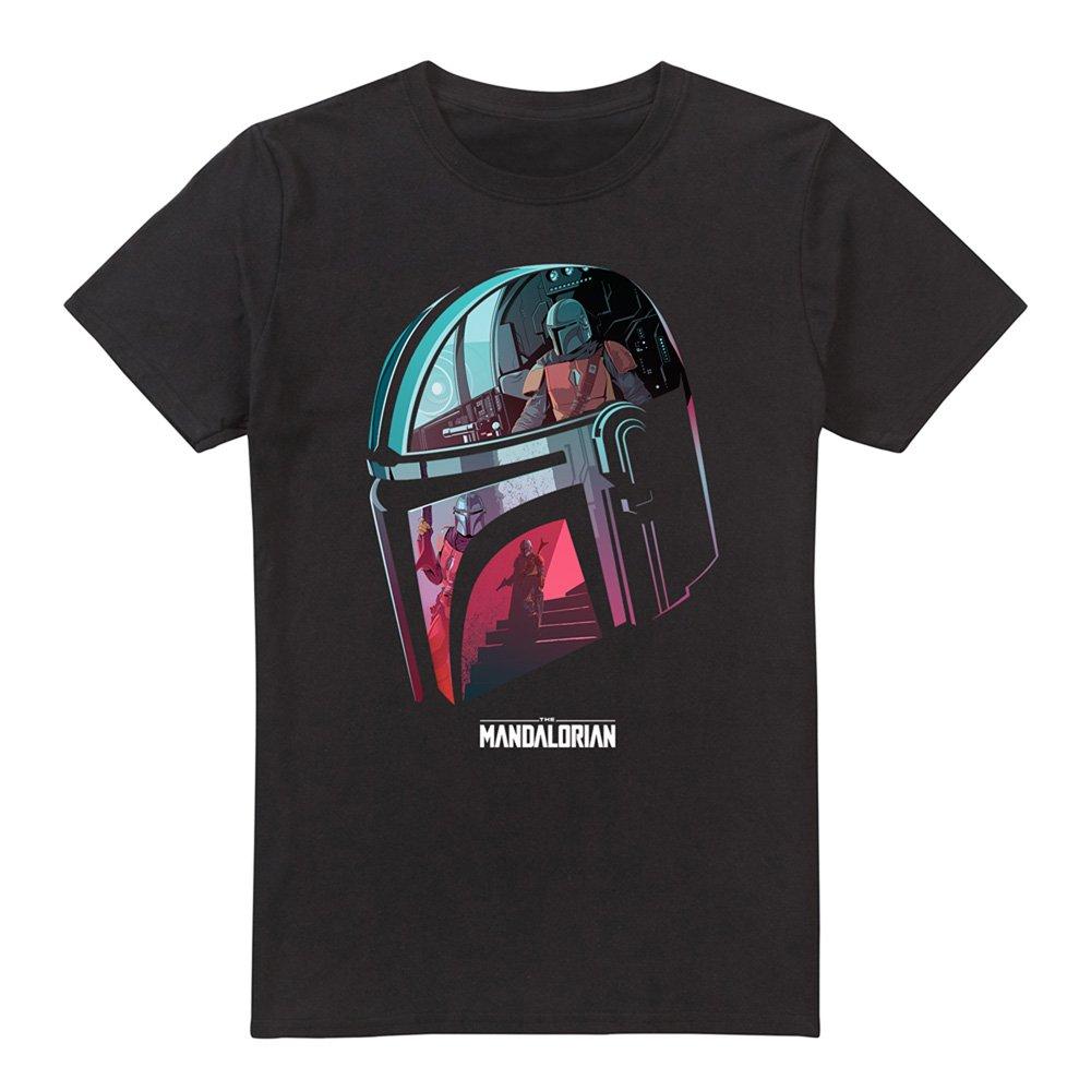 Black - Star Wars - Star Wars Mandalorian Helmet Unisex T-Shirt Black - 4