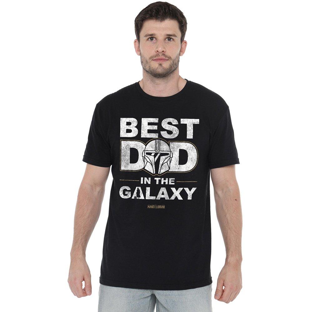 Star Wars Star Wars Best Dad In The Galaxy Mens T-Shirt Blac