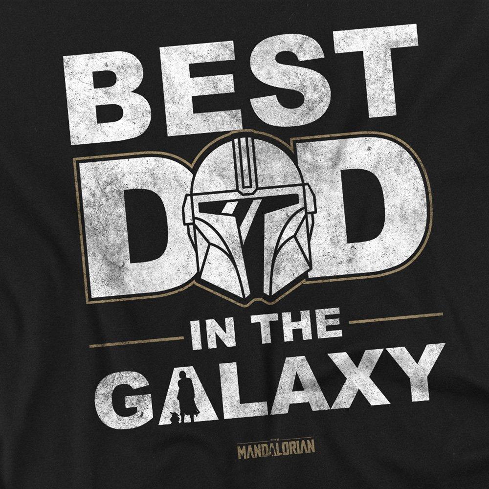 Black - Star Wars - Star Wars Best Dad In The Galaxy Mens T-Shirt Blac - 2