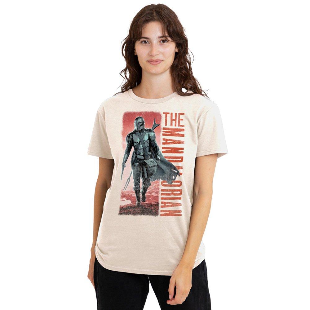Beige - Star Wars - The Mandalorian Cowboy Hunter T-Shirt Natural - 1
