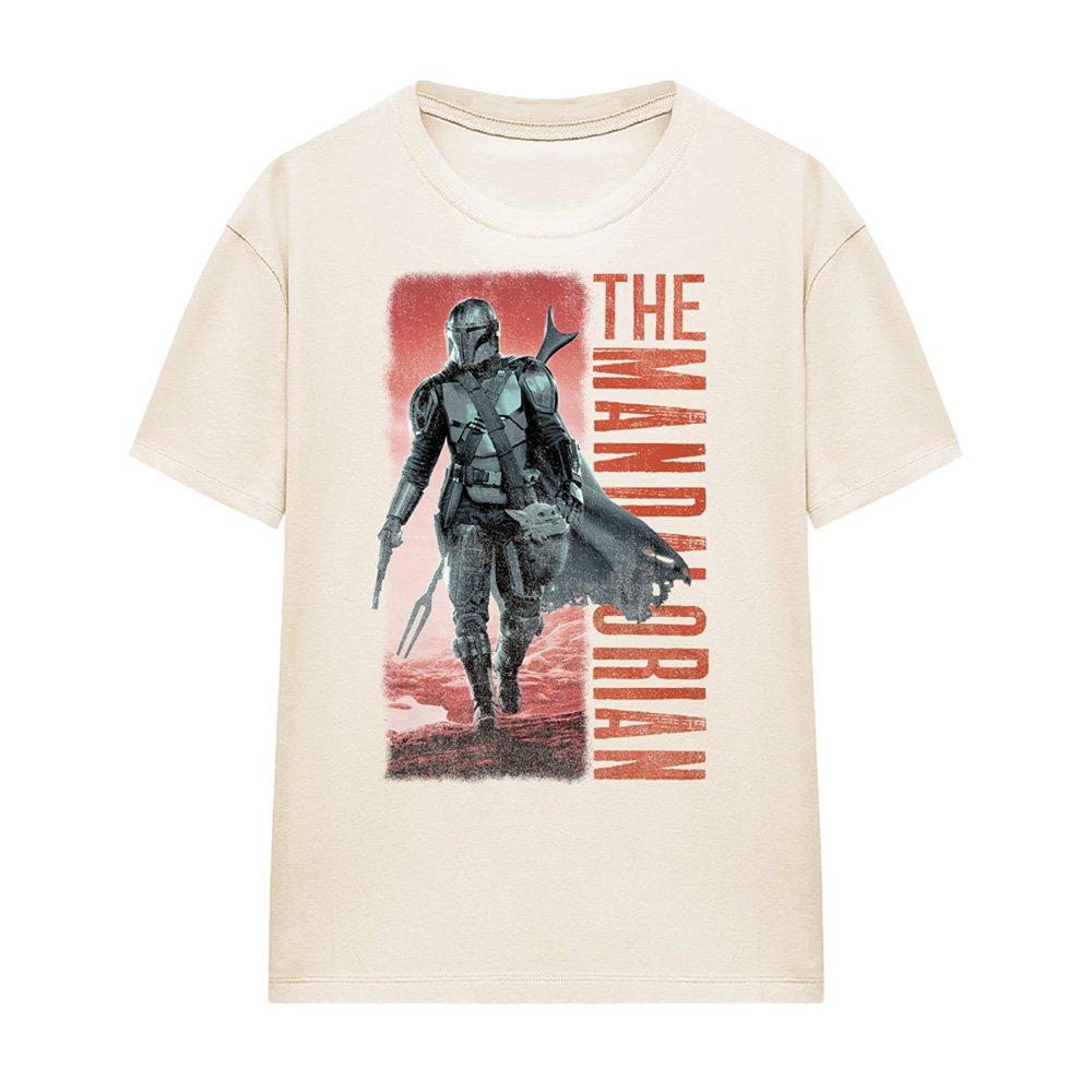Beige - Star Wars - The Mandalorian Cowboy Hunter T-Shirt Natural - 4