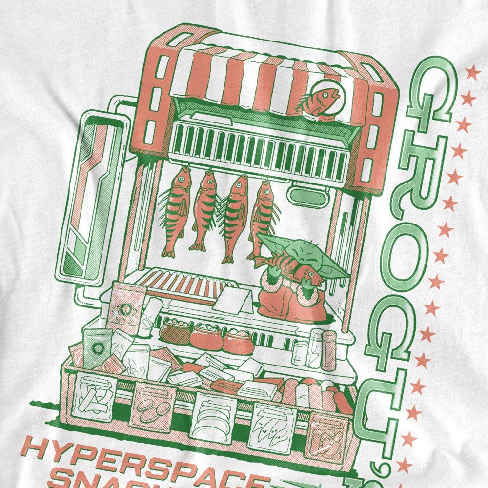 White - Star Wars - The Mandalorian Grogu Snack Shack Market Long Slee - 2
