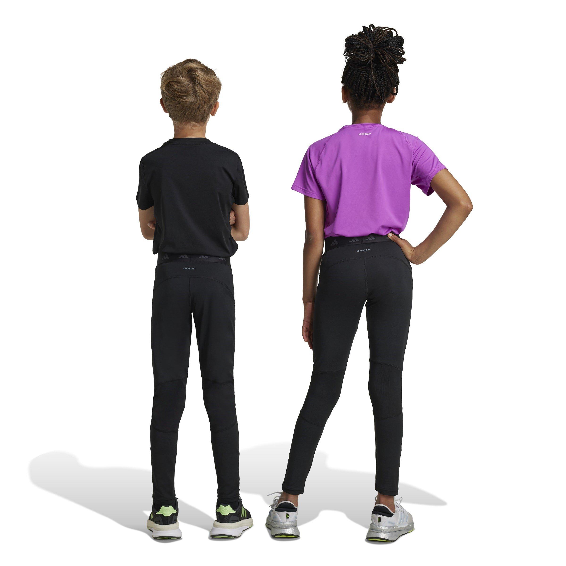 Schwarz/Weiß - adidas - TechFit Tights Junior Girls - 3
