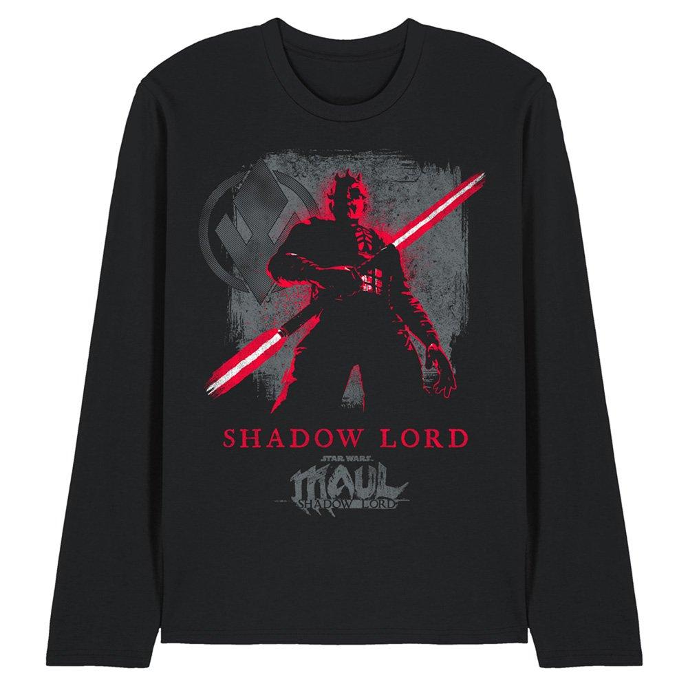 Black - Star Wars - Maul Shadow Lord Dark Side Sith Long Sleeve T Shir - 1