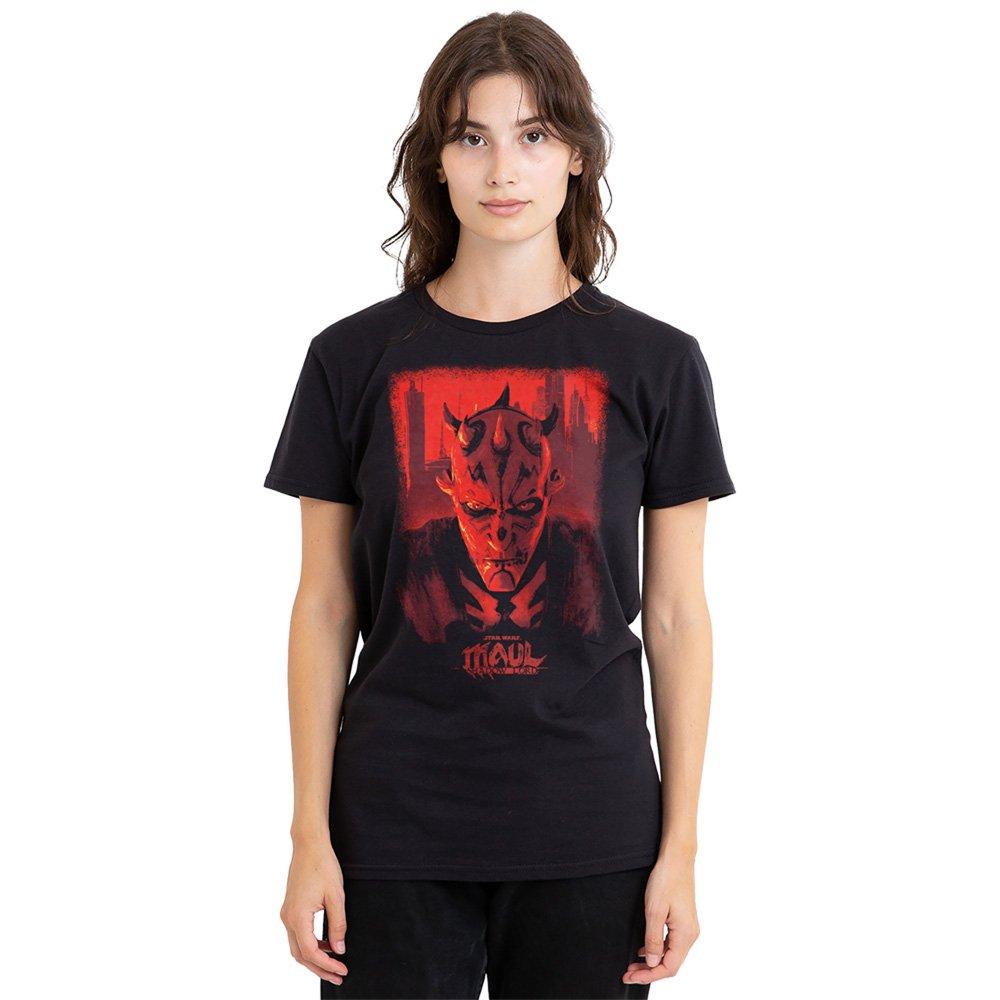 Black - Star Wars - Maul Shadow Lord Red City Poster T-Shirt Black - 1