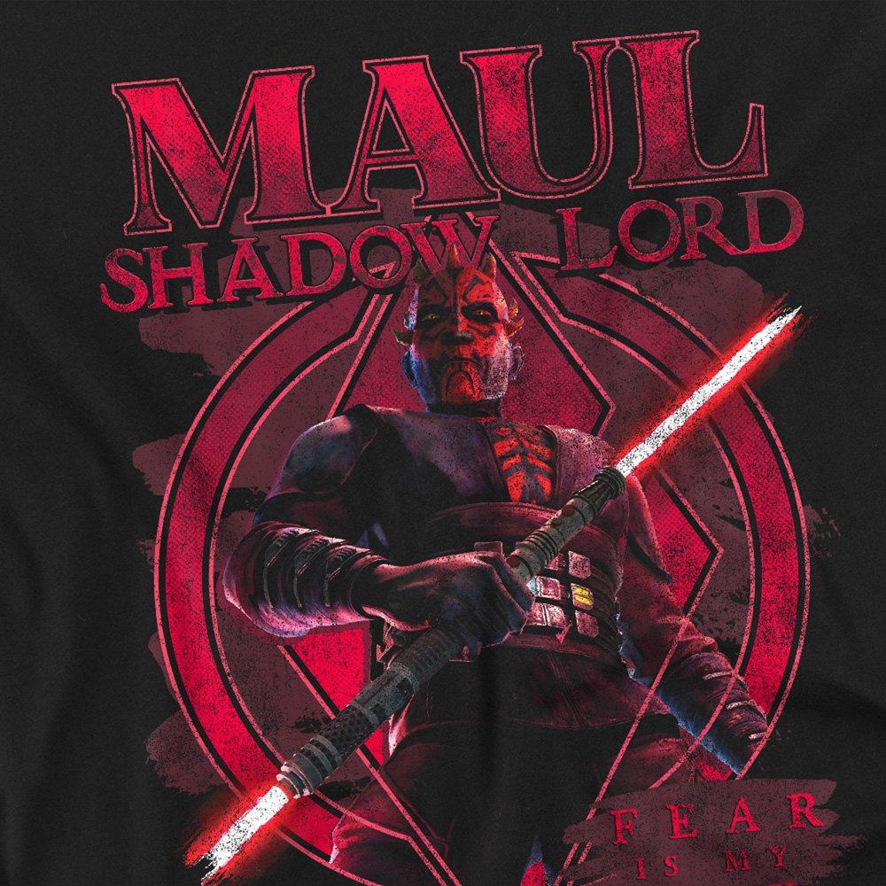 Black - Star Wars - Maul Shadow Lord Fear Is My Ally Long Sleeve T Shi - 2