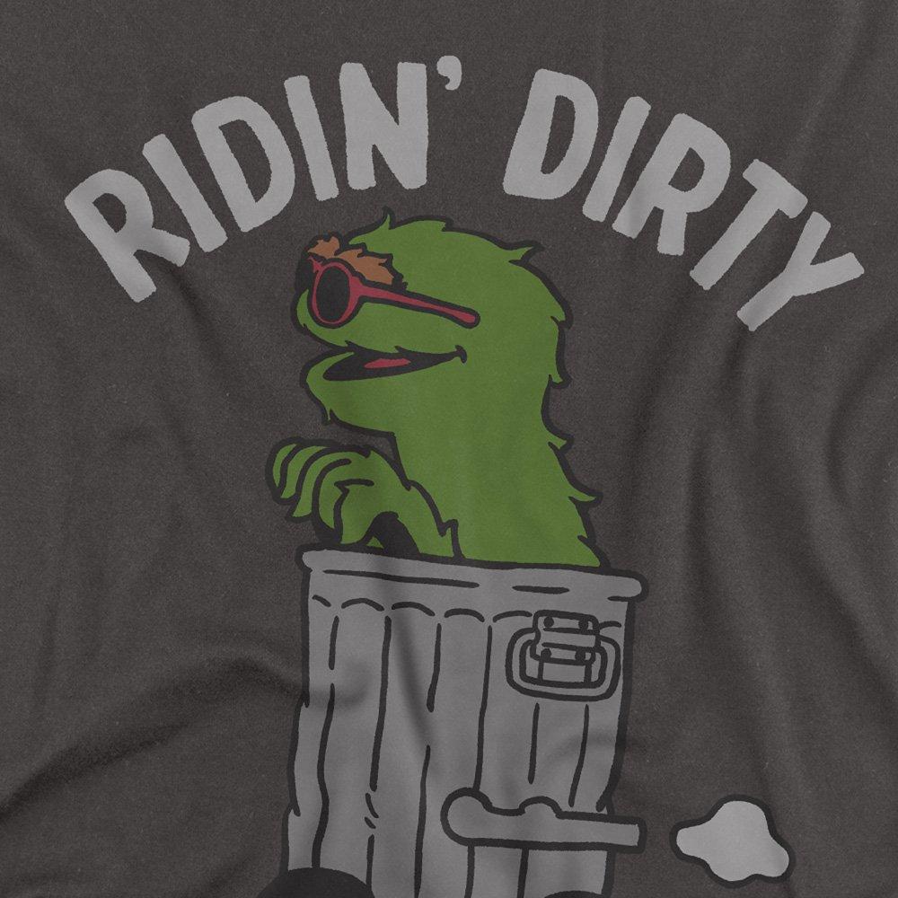 Grey - Sesame Street - Sesame Street Ridin Dirty Long Sleeve T-Shirt Cha - 2