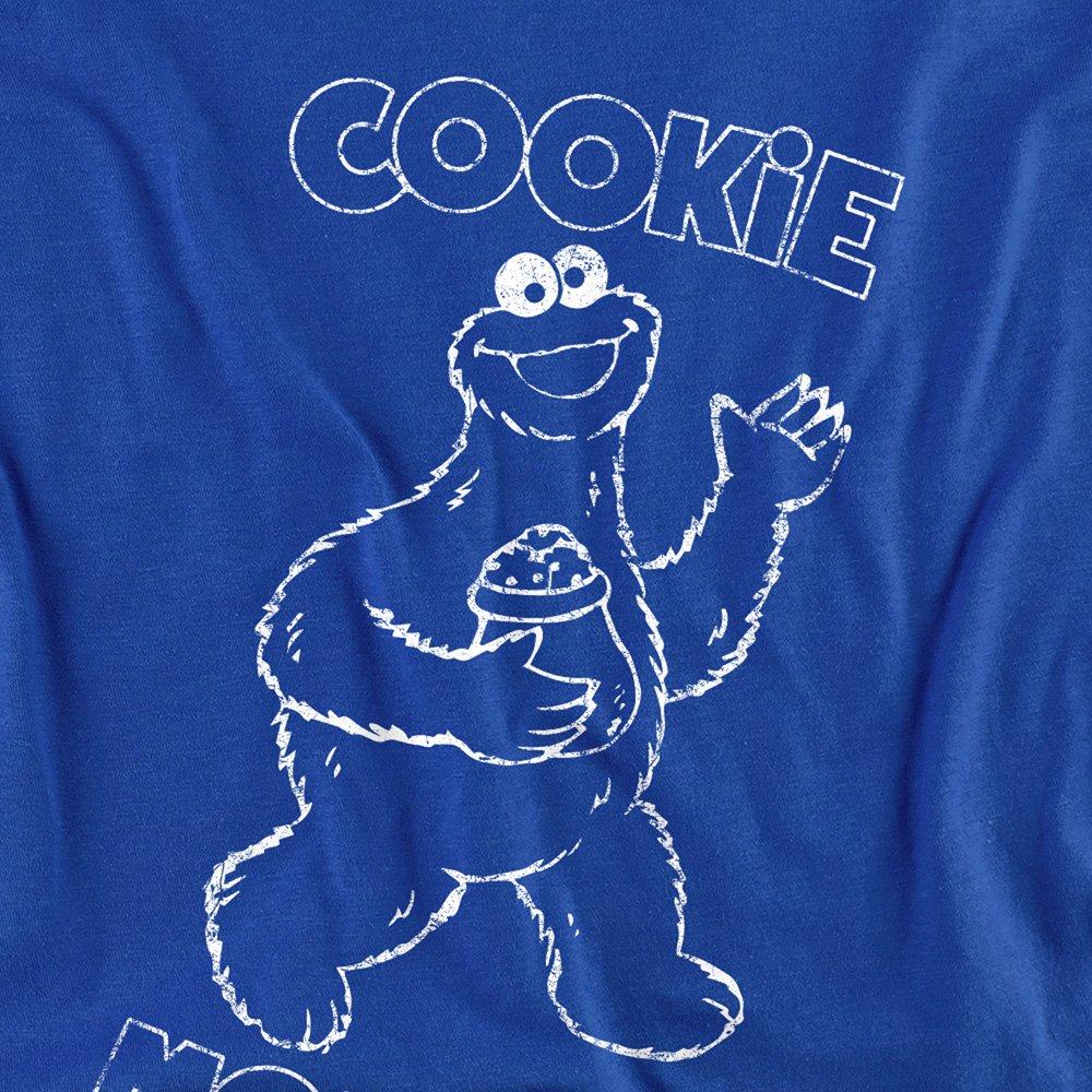Blue - Sesame Street - Sesame Street Simple Cookie Long Sleeve T-Shirt R - 2