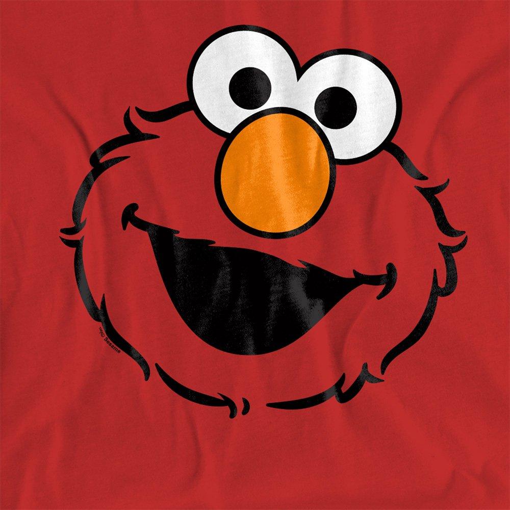 Red - Sesame Street - Sesame Street Elmo Full Face T-Shirt Red - 2
