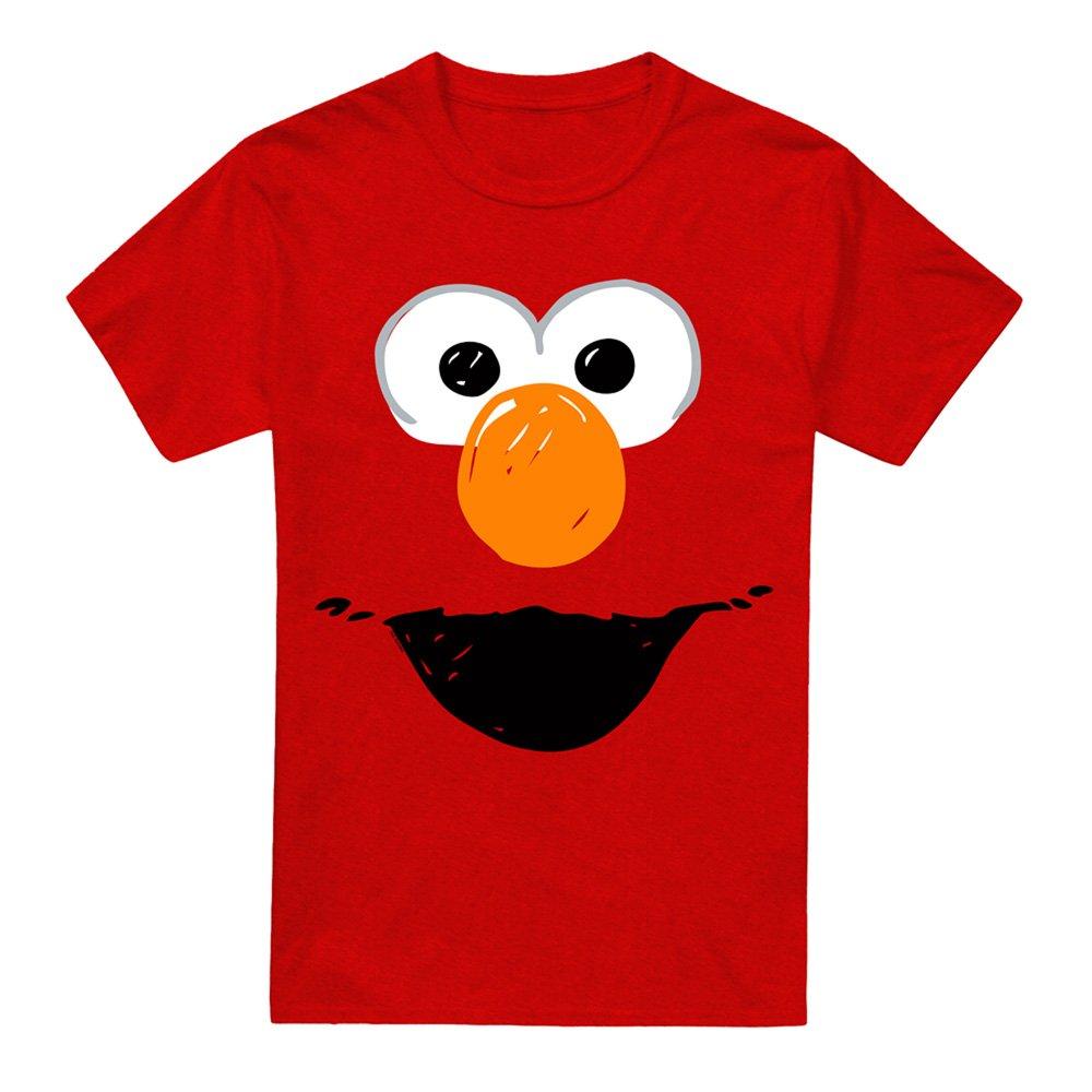 Red - Sesame Street - Sesame Street Elmo Crayon Sketch T-Shirt Red - 4