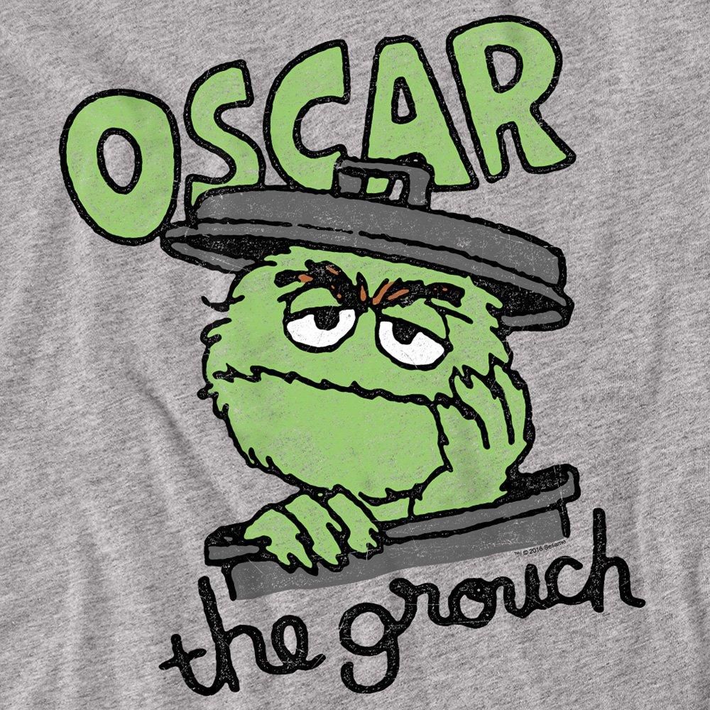 Grey - Sesame Street - Sesame Street Canned Grouch Long Sleeve T-Shirt A - 2