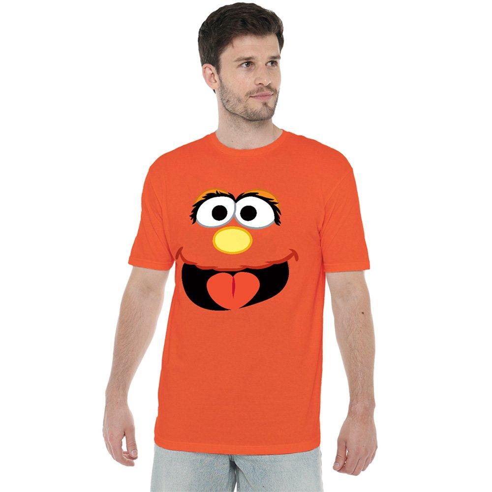 Orange - Sesame Street - Sesame Street Murray Face T Shirt Orange - 1