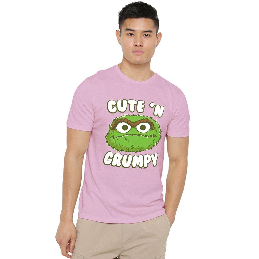 Pink - Sesame Street - Sesame Street Cute N Grumpy T Shirt Pink - 1