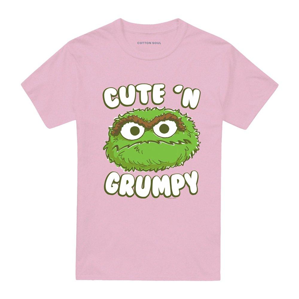 Pink - Sesame Street - Sesame Street Cute N Grumpy T Shirt Pink - 4