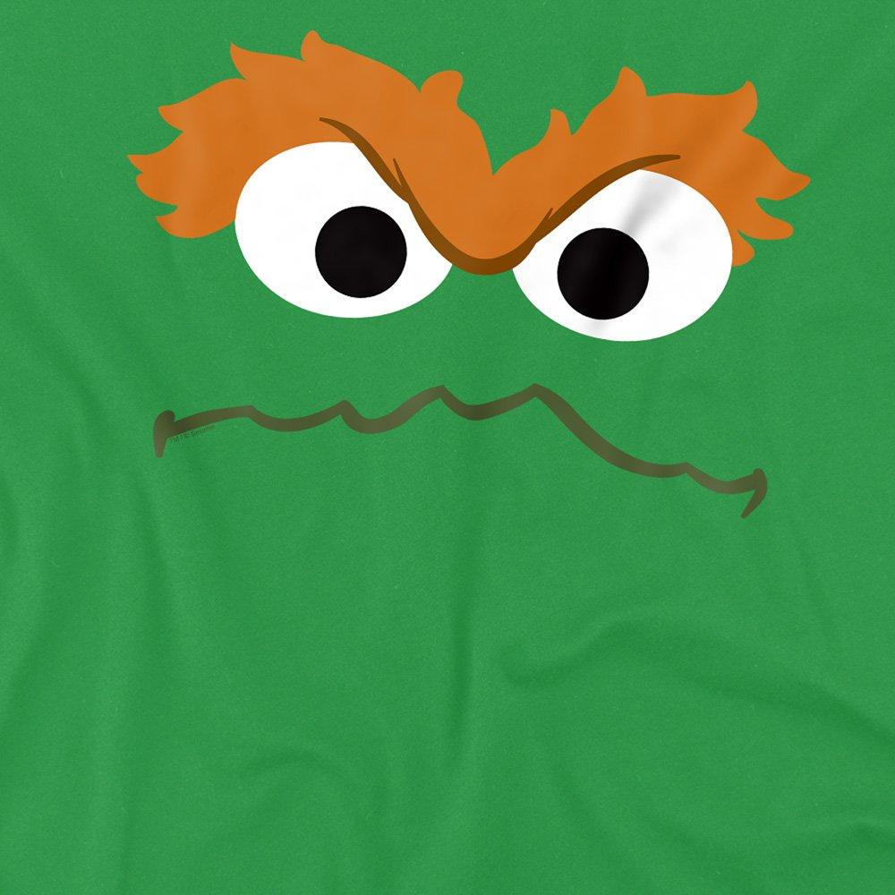 Green - Sesame Street - Oscar Face T-Shirt - 2