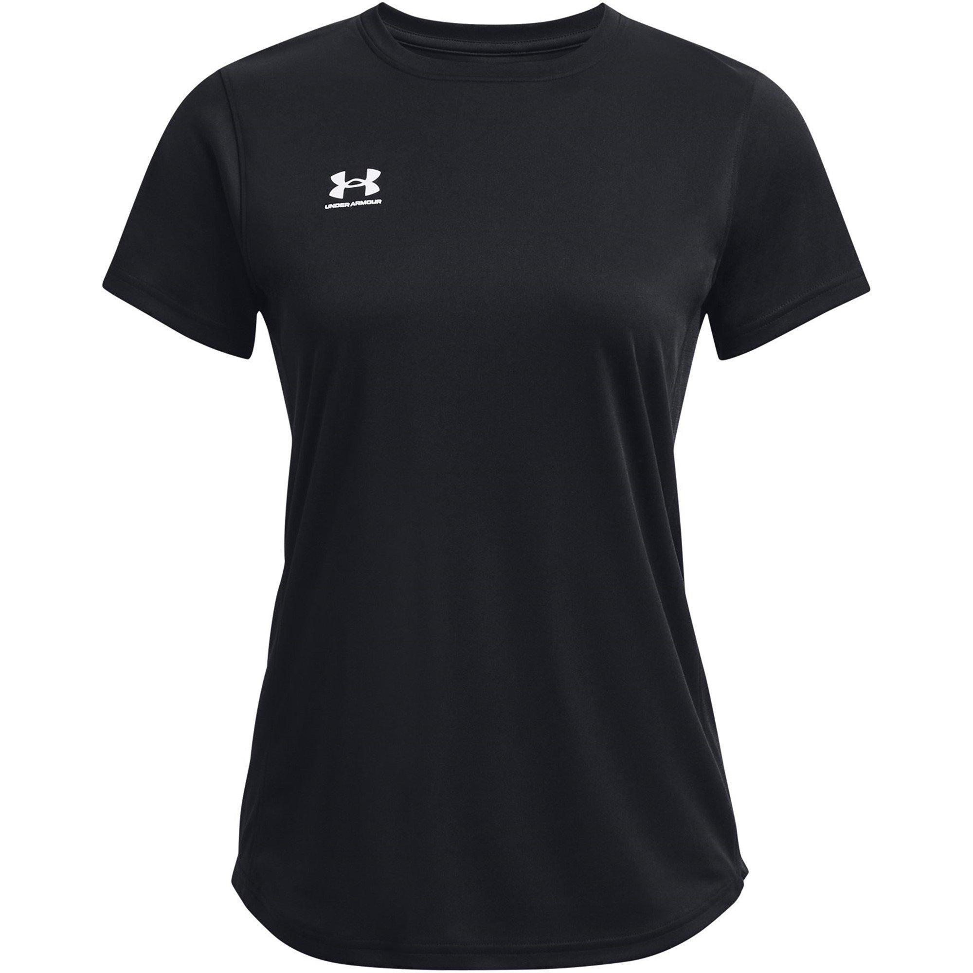 Under Armour Women's Challenger Training T-Shirt - Black/White - 18 (2XL)