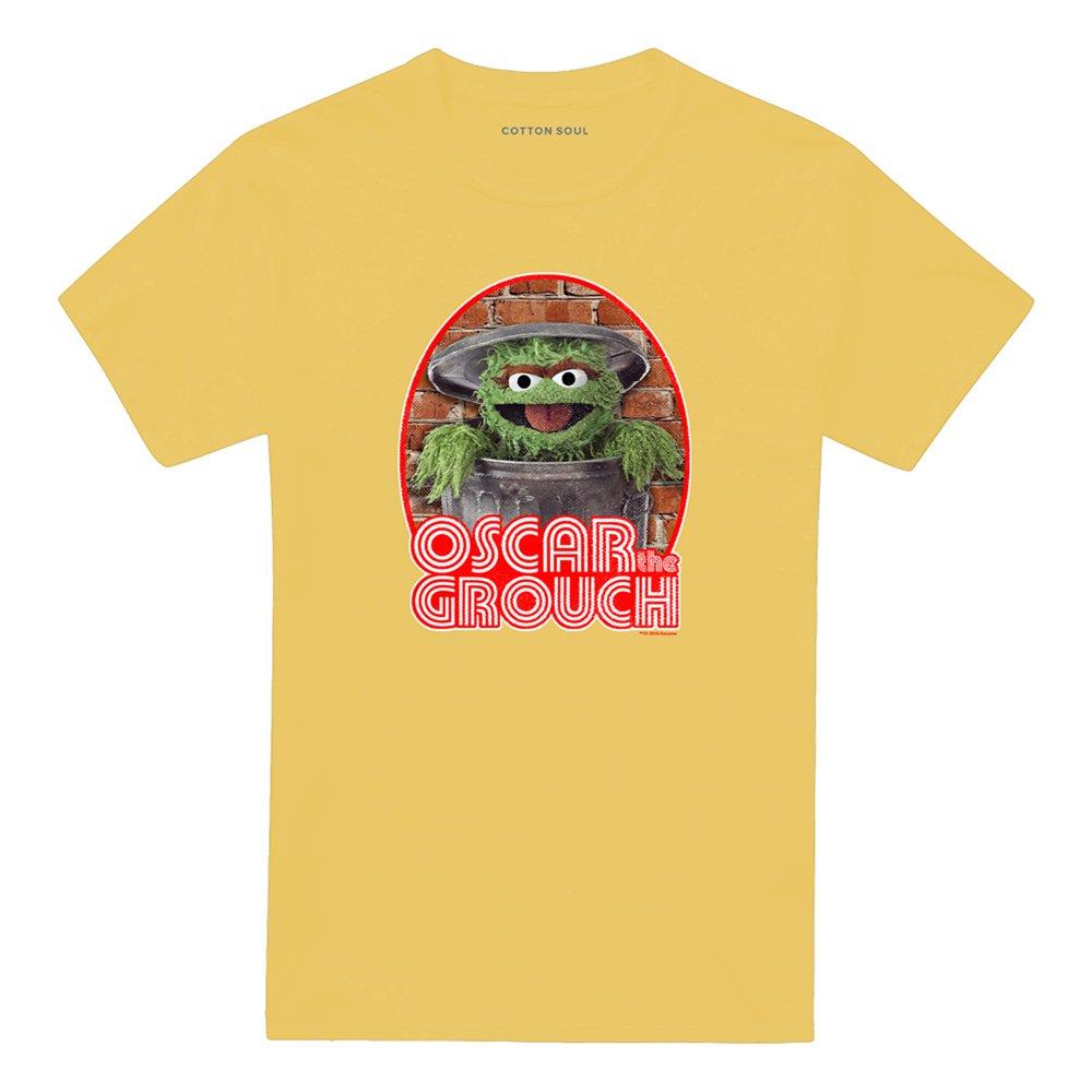 Yellow - Sesame Street - Sesame Street Oscar Iron On T Shirt Banana - 4