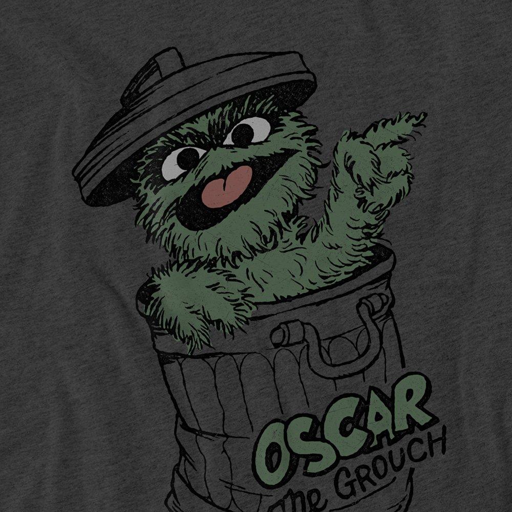 Grey - Sesame Street - Sesame Street Early Grouch T-Shirt Charcoal - 2