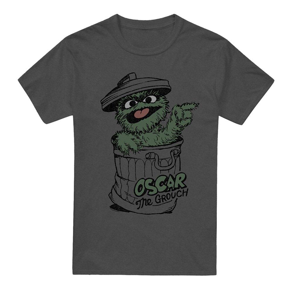 Grey - Sesame Street - Sesame Street Early Grouch T-Shirt Charcoal - 4