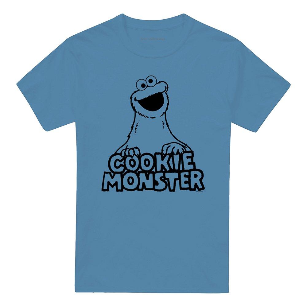 Blue - Sesame Street - Sesame Street Vintage Cookie Monster T Shirt Caro - 4