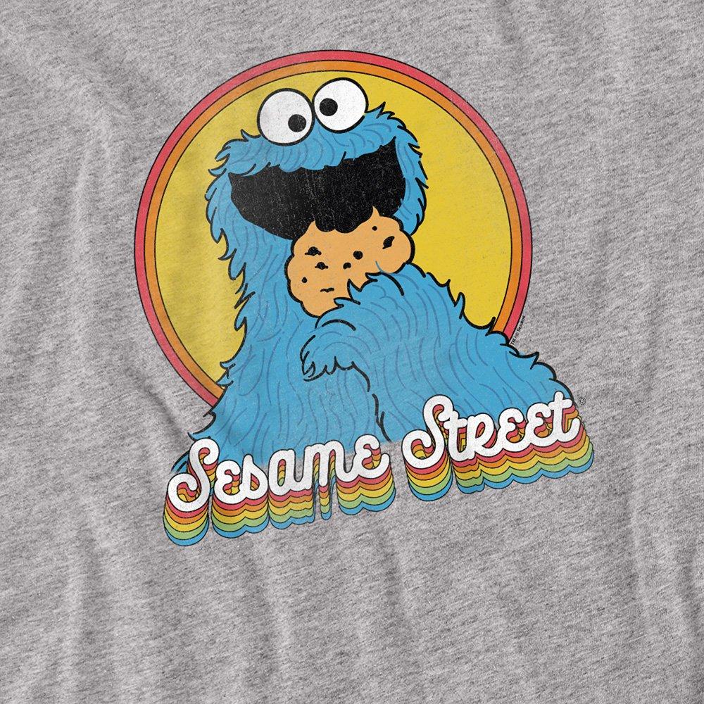 Grey - Sesame Street - Sesame Street Cookie Monster Layers Long Sleeve T- - 2