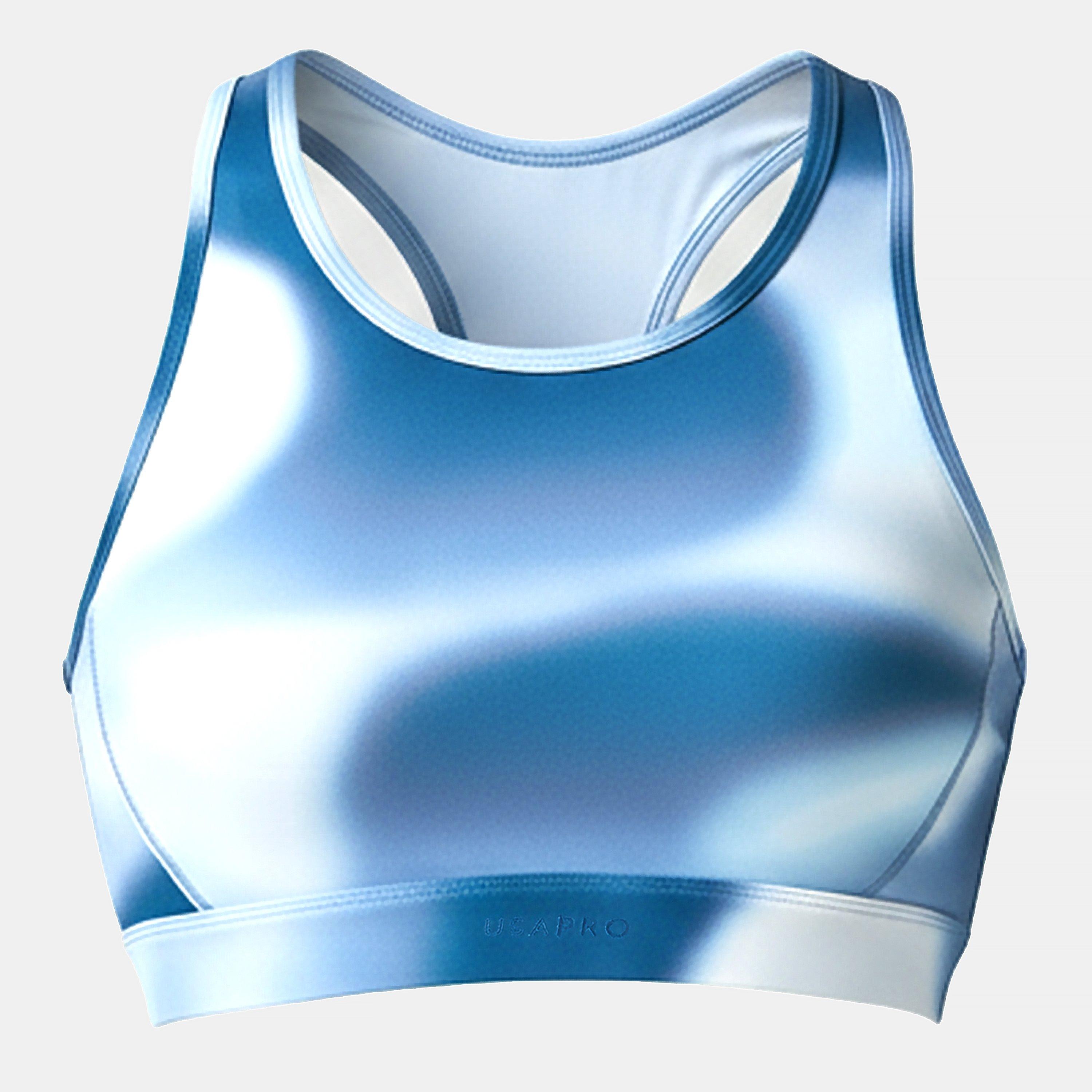 Usa Pro Women's Pro Core Racer Back Sports Bra - Swirl Ombre - 8 (36)