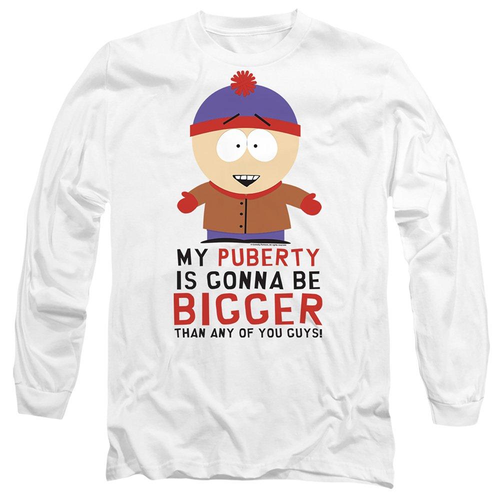 South Park Men's Puberty Long Sleeve T-Shirt White - M