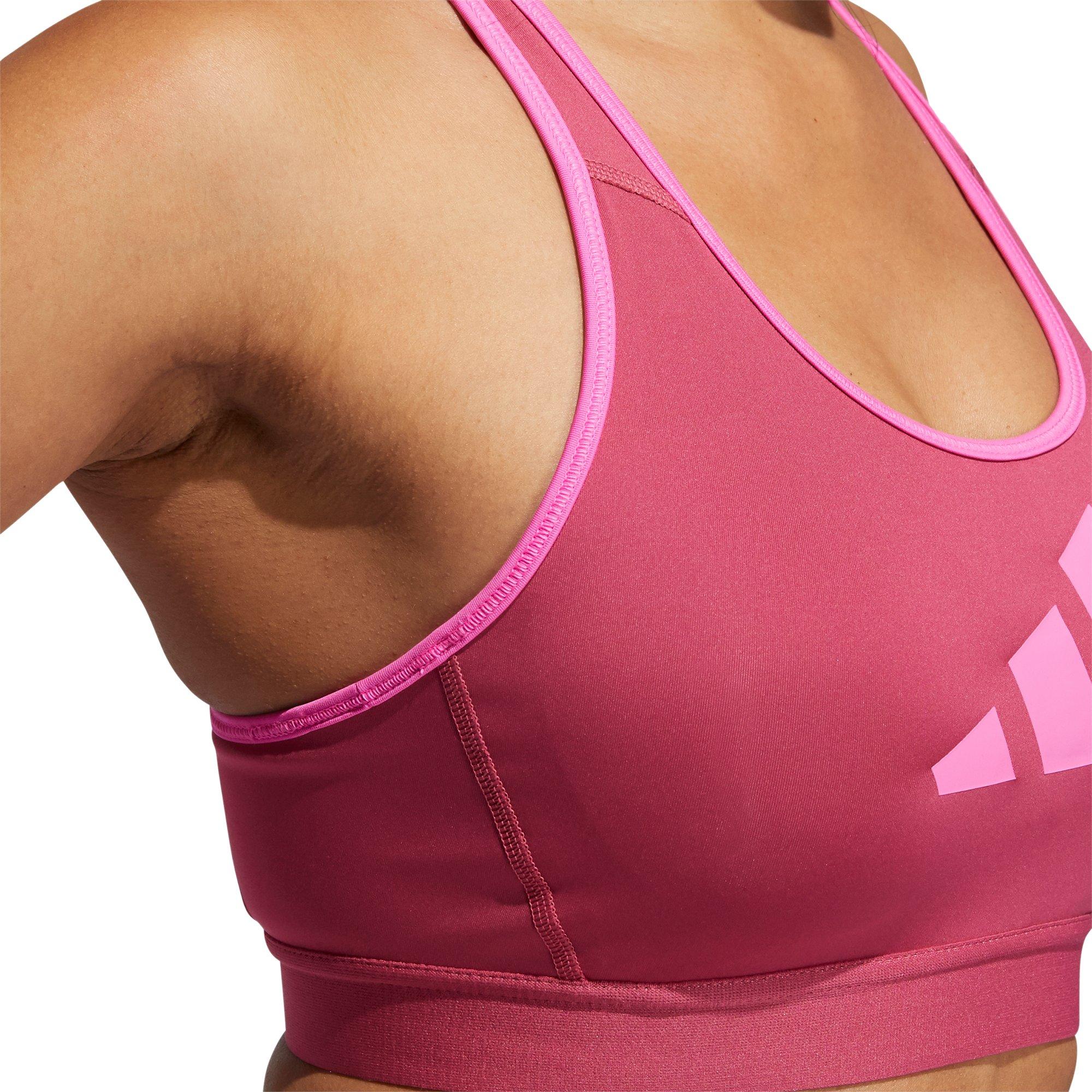 wilder rosa/Team - adidas - Don't Rest Medium Impact Sports Bra Womens - 3