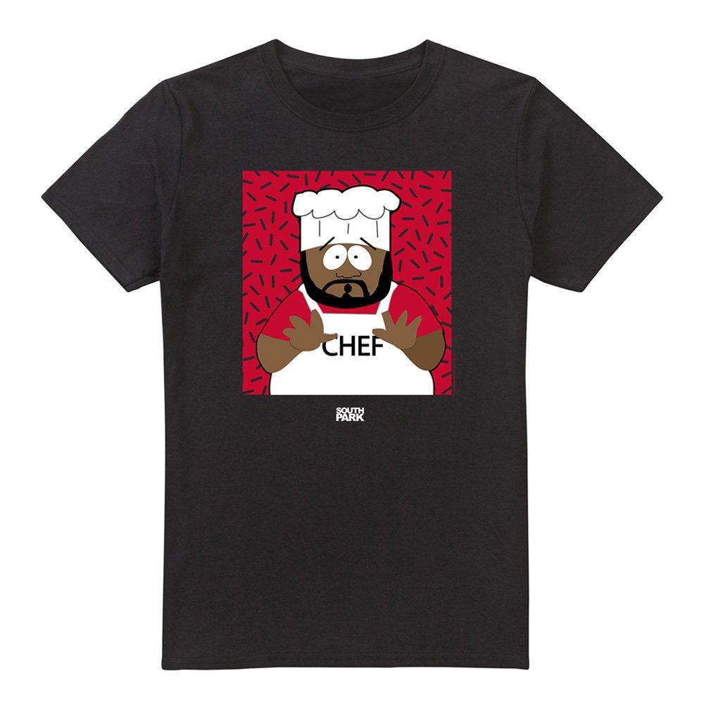 Black - South Park - South Park Chef Mens T-Shirt Black - 4
