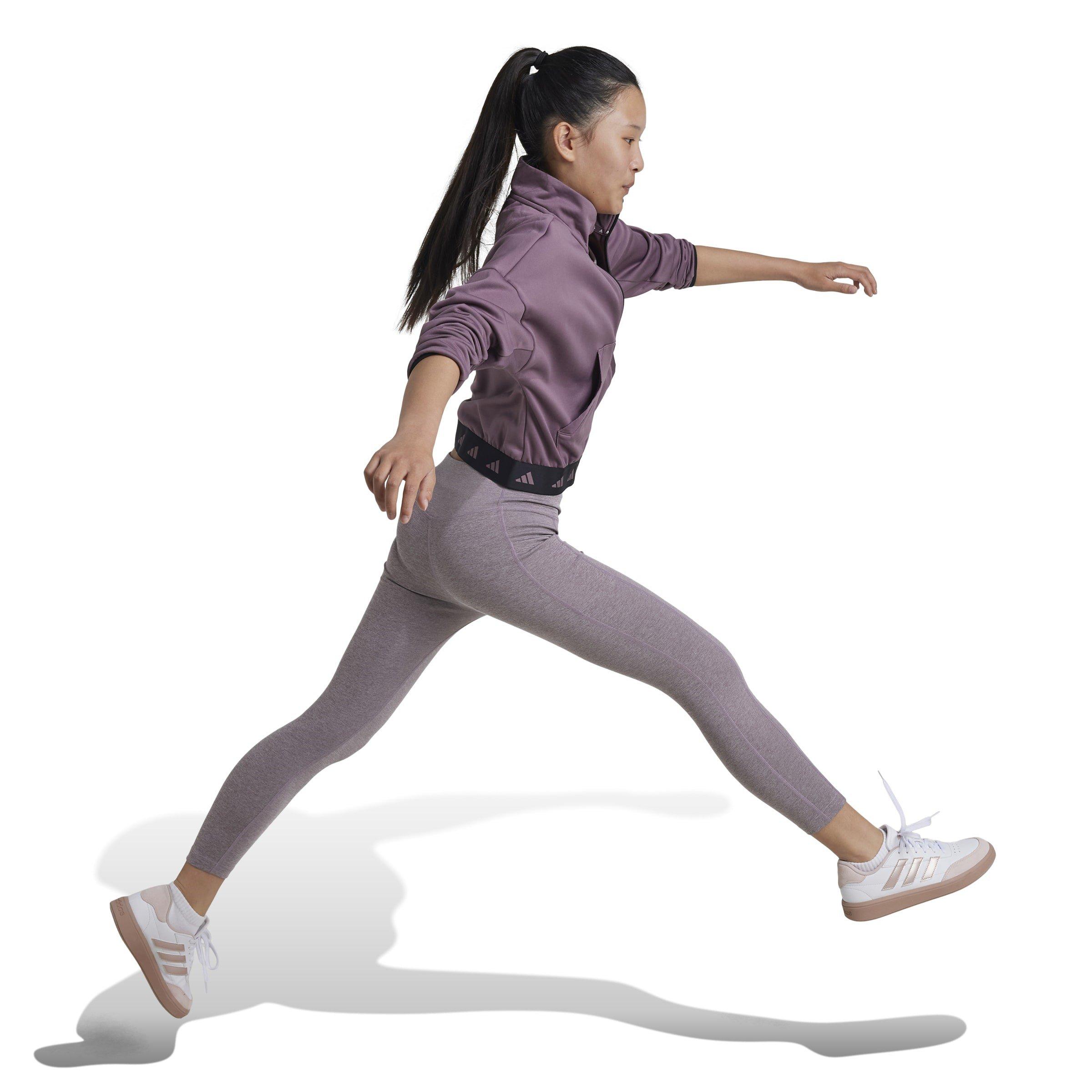 Fico/Argento - adidas - Optime Luxe 7/8 Leggings Juniors - 4