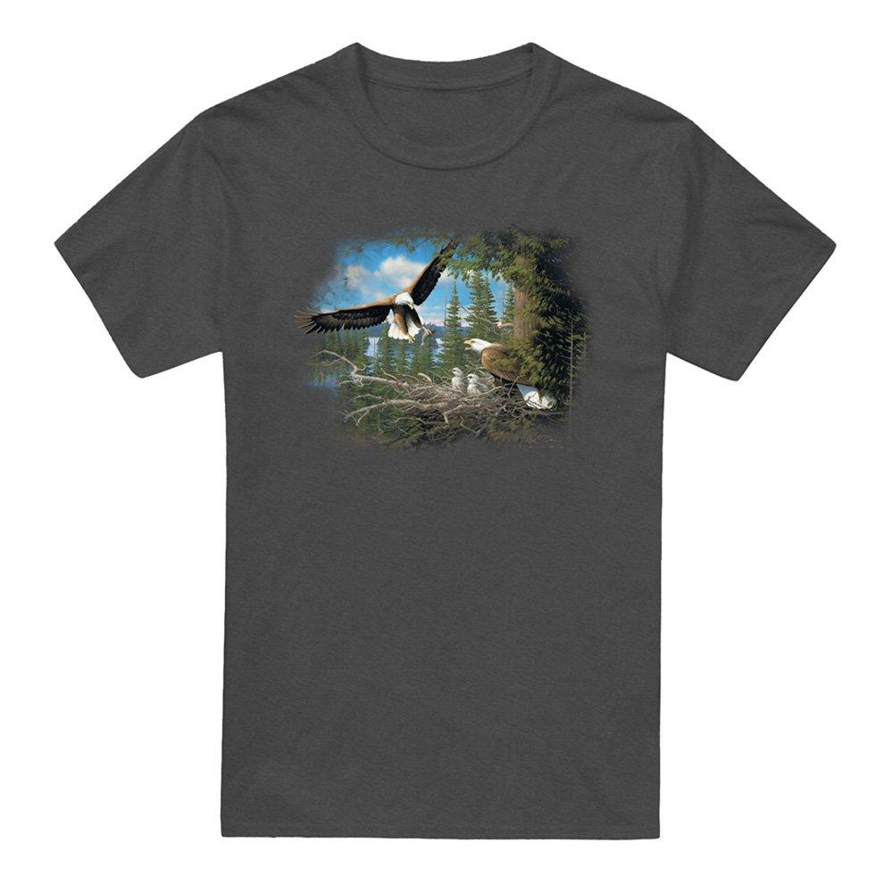 Grey - Other - Wildlife Spring Bald Eagles T-Shirt Charcoal - 4