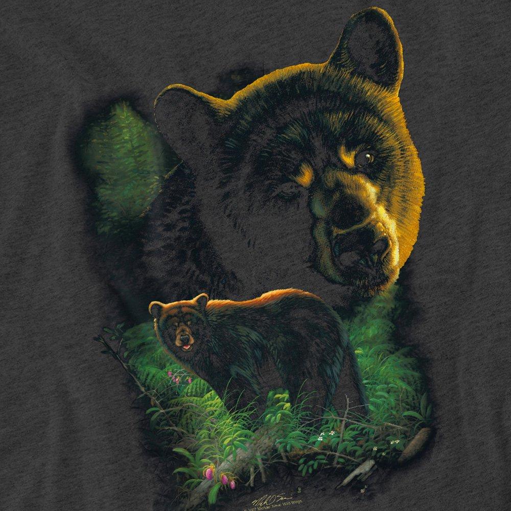Grey - Other - Wildlife Black Bears T-Shirt Charcoal - 2