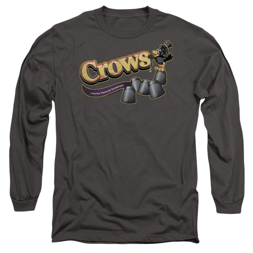 Grey - Other - Tootise Roll Crows Long Sleeve T-Shirt Charcoal - 1
