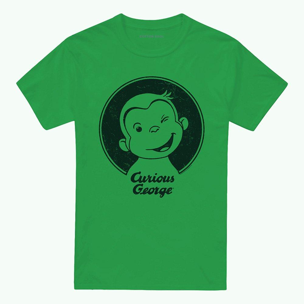 Dark Green - Other - Curious George Wink T-Shirt Dark Green - 4