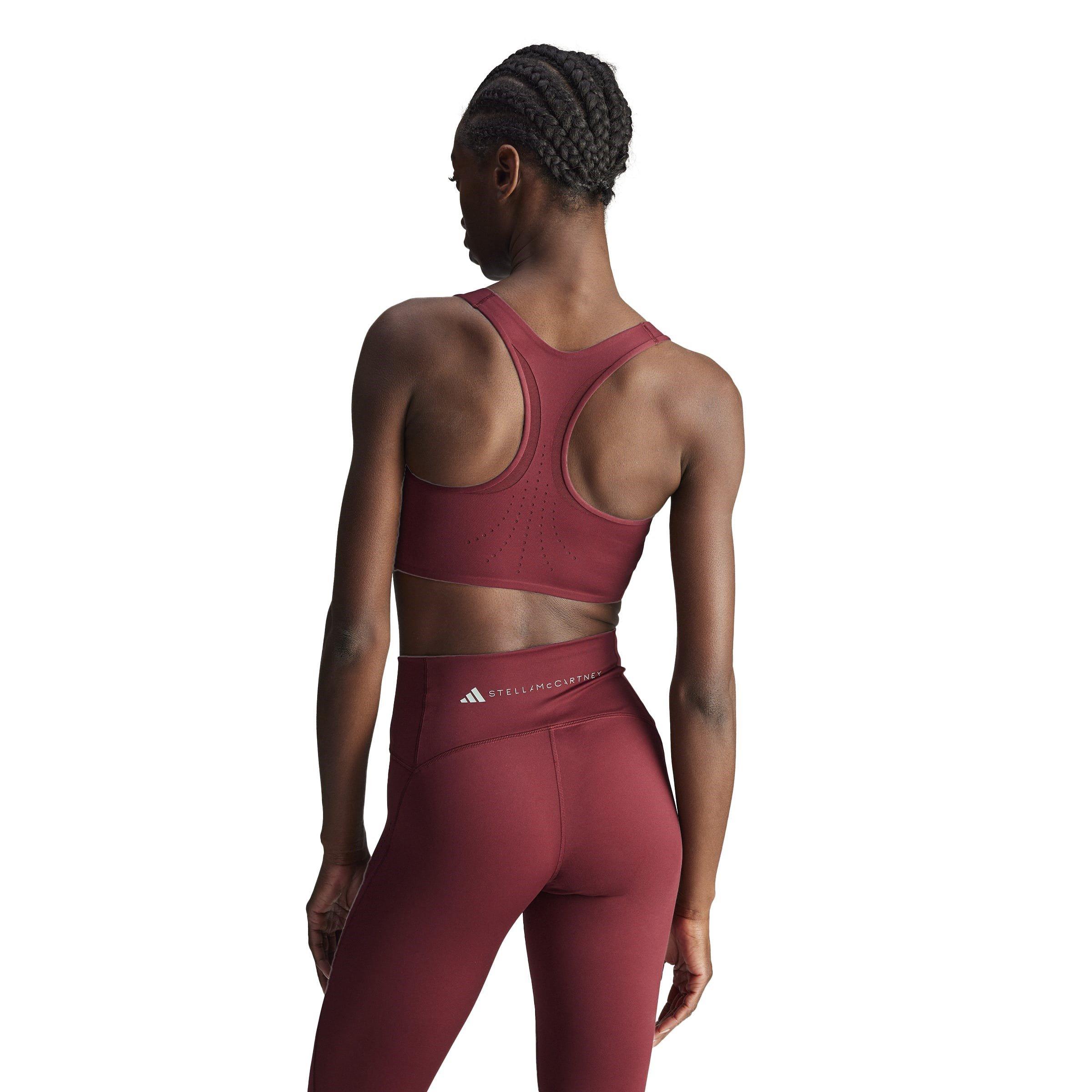 shadow red - adidas by Stella McCartney - Women's Medium Impact Sports Bra - 2