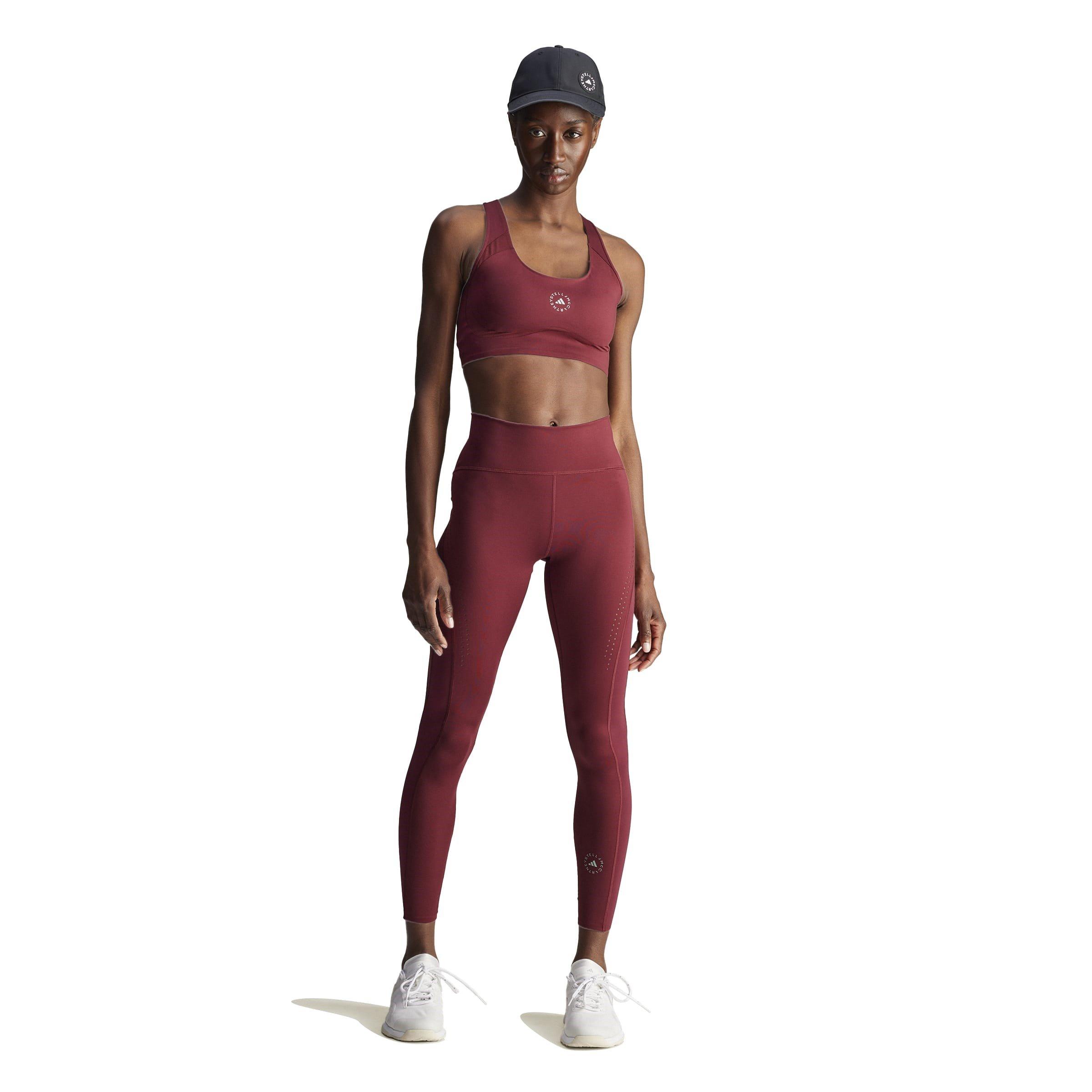 shadow red - adidas by Stella McCartney - Women's Medium Impact Sports Bra - 3