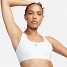 Blanc - Nike - Pro Swoosh Medium-Support Sports Bra Womens - 1