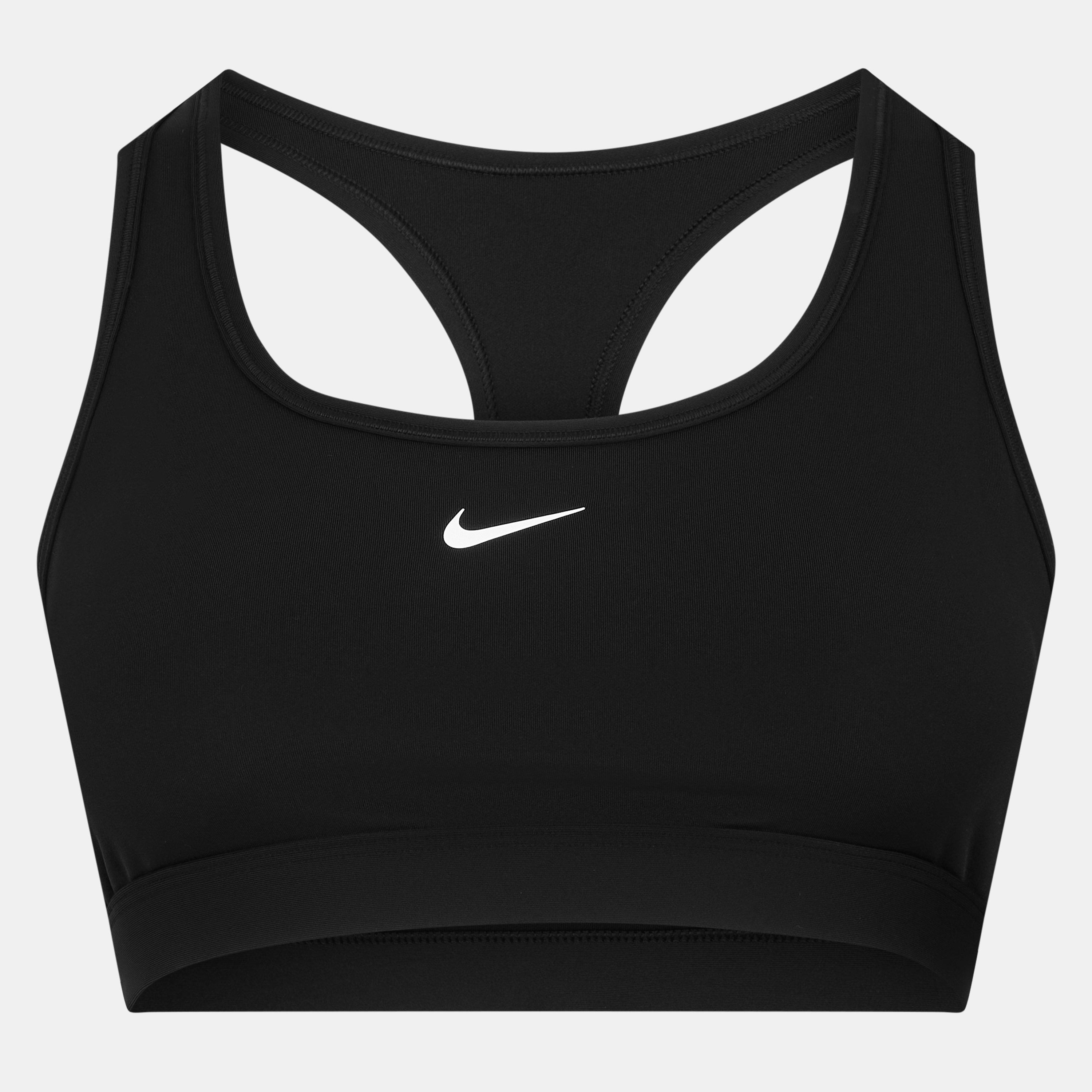 Black - Nike - Pro Swoosh Medium-Support Sports Bra Womens - 1