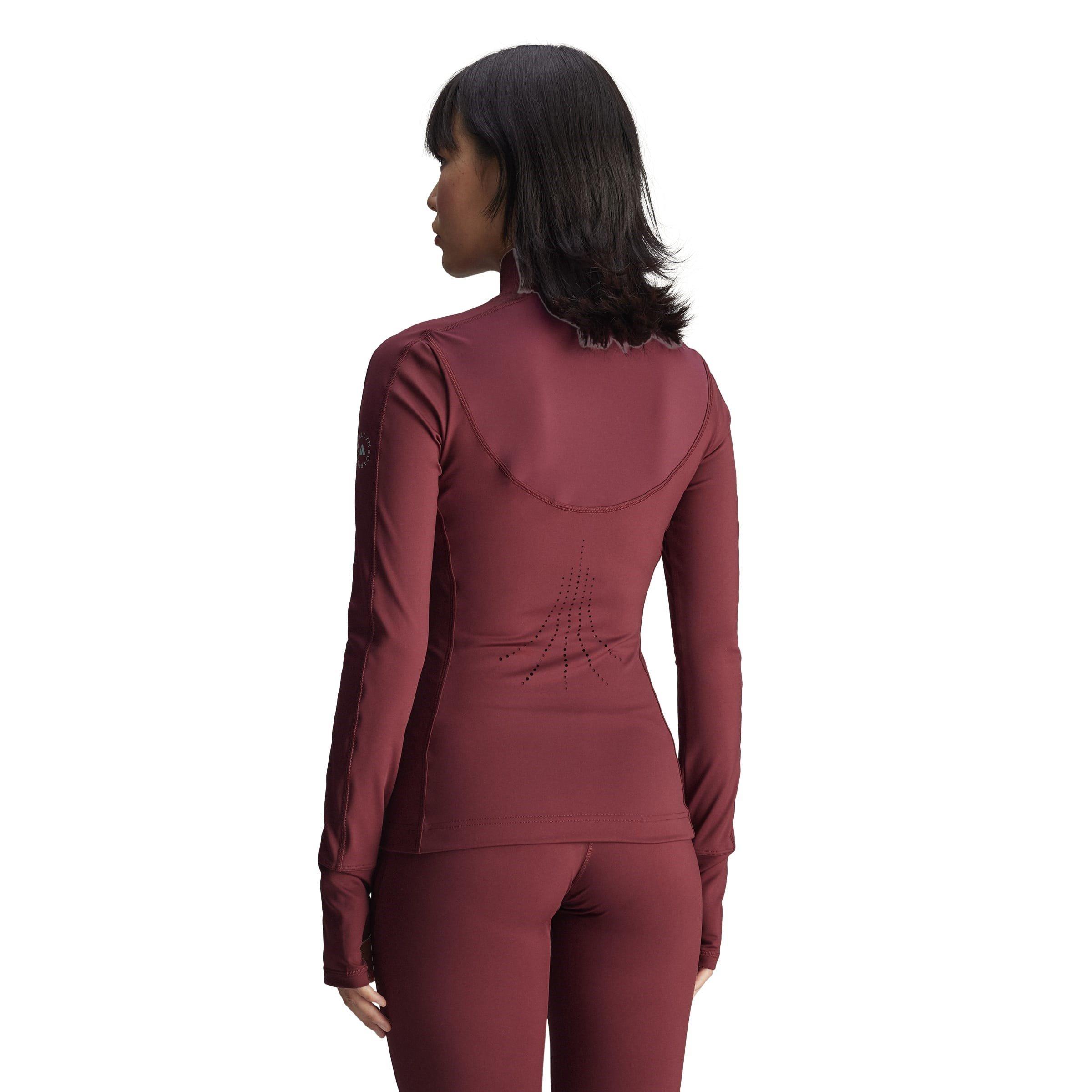 shadow red - adidas by Stella McCartney - Women's Long-Sleeve Performance Gym Top - 2