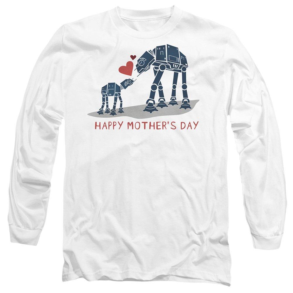 White - Star Wars - Star Wars Happy Mothers Day Long Sleeve T-Shirt W - 1