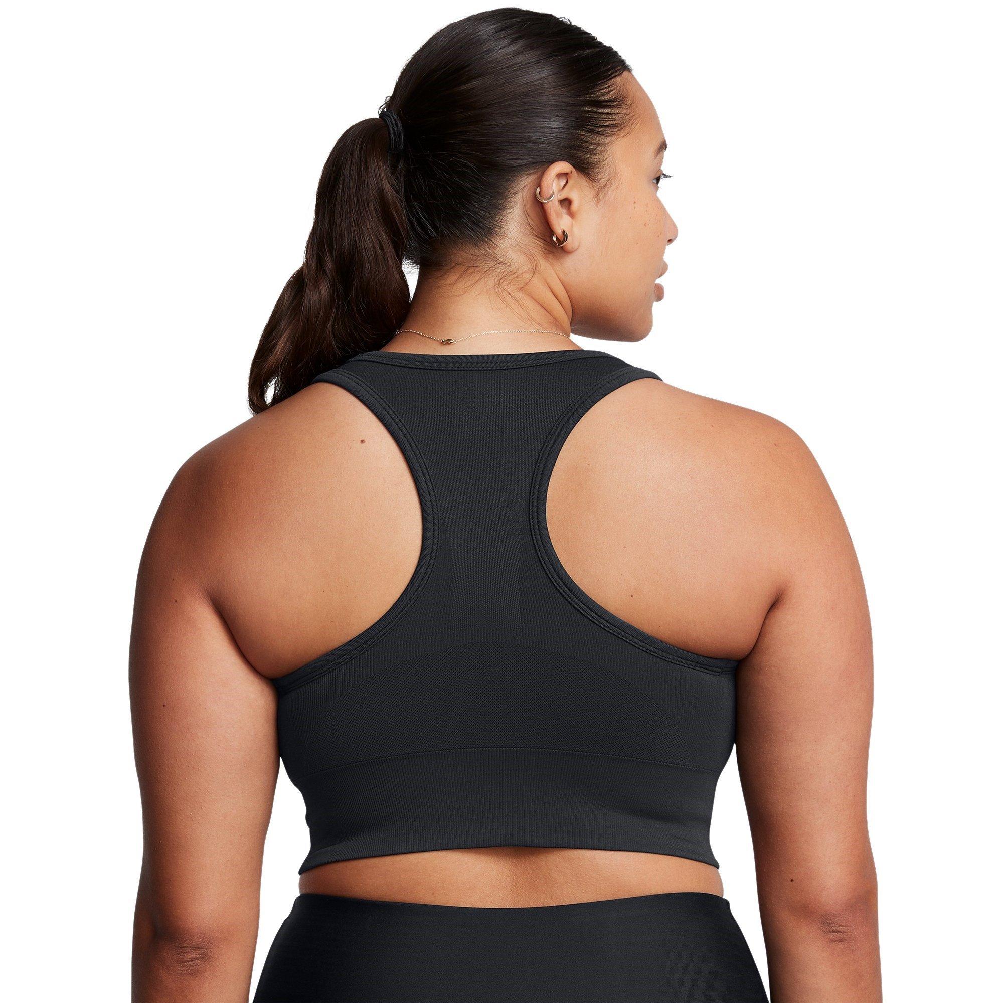 Black/White - Under Armour - Women's Vanish Medium Impact Sports Bra - 12