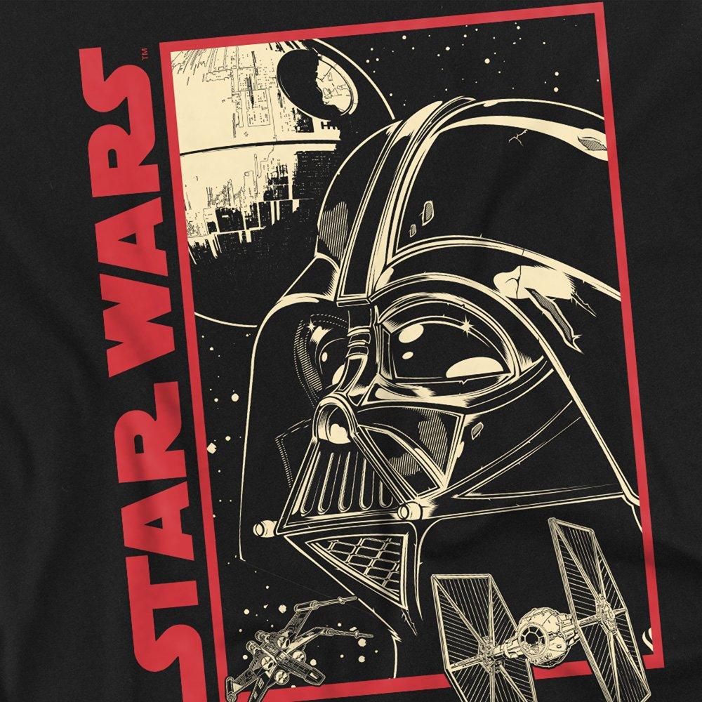 Black - Star Wars - Vader Poster Mens T-Shirt - 2