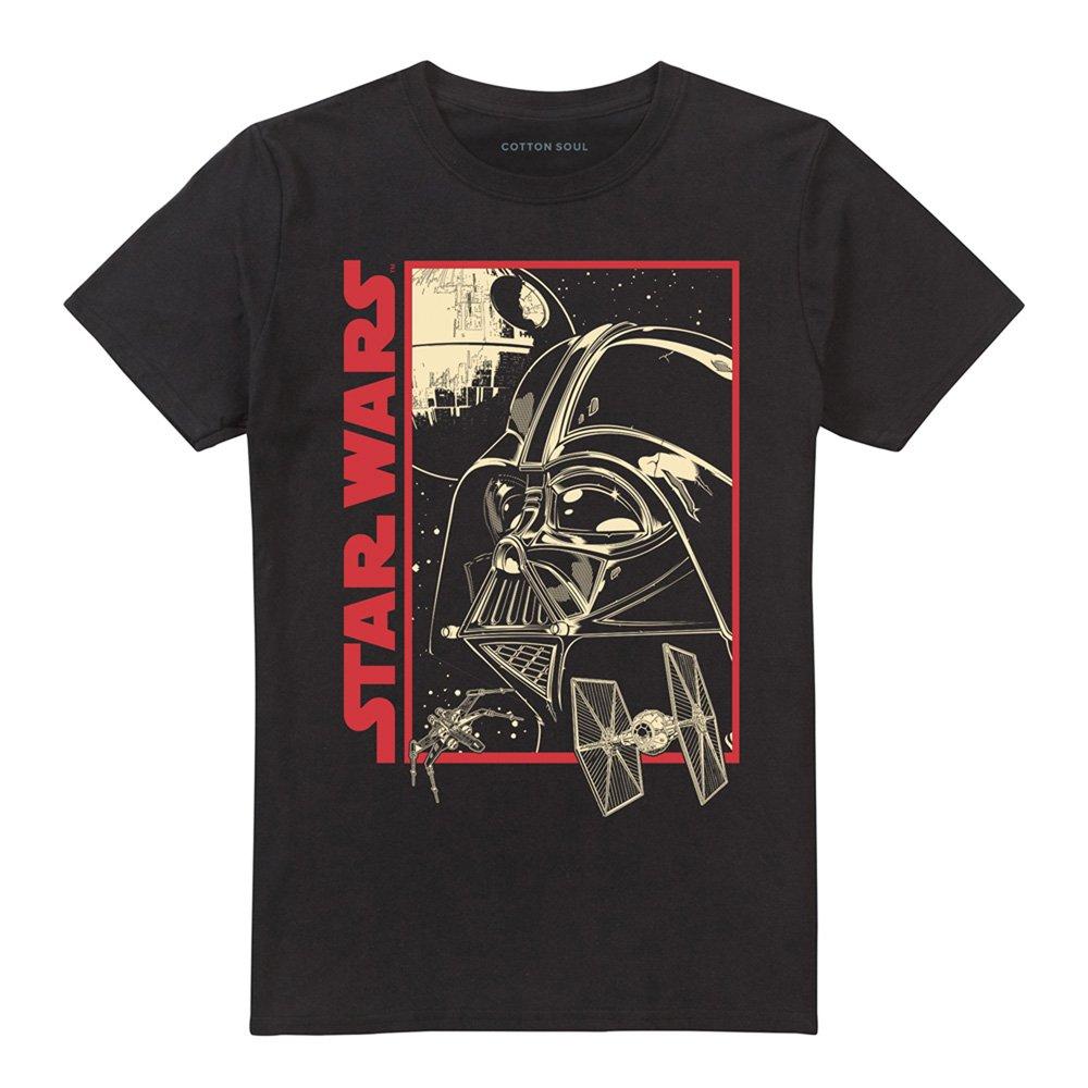 Black - Star Wars - Vader Poster Mens T-Shirt - 4