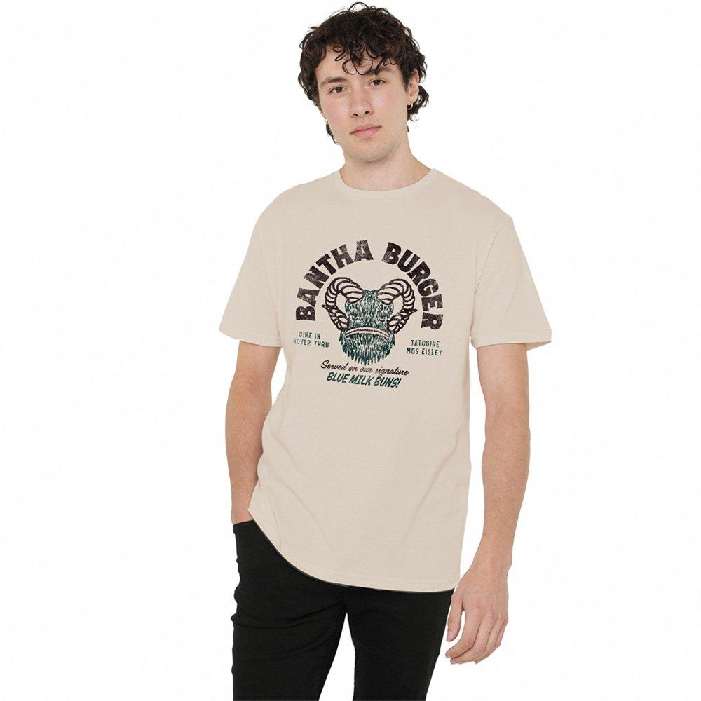 Stone - Star Wars - Star Wars Bantha Burger Cotton Mens T-Shirt Stone - 1