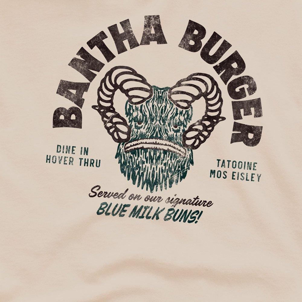Stone - Star Wars - Star Wars Bantha Burger Cotton Mens T-Shirt Stone - 2